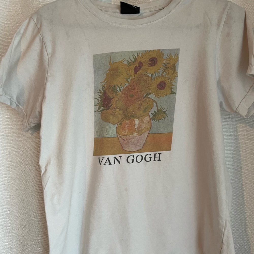 T-shirt vangough sunflowers